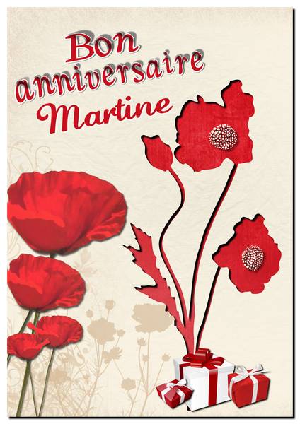 Bon Anniversaire Martine