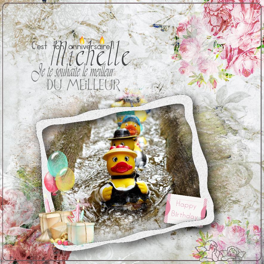 Bon anniversaire Michelle