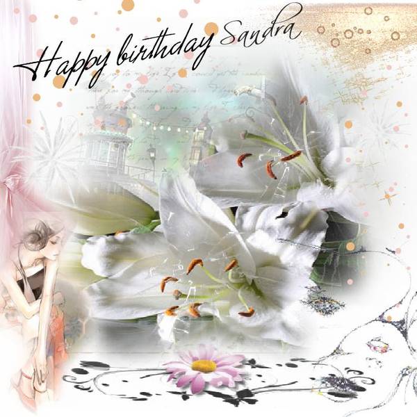 Bon Anniversaire Sandra Forum Le Monde Du Scrap