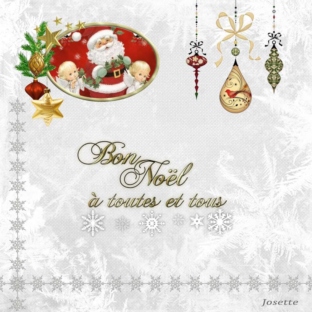Bon Noêl  à vous.