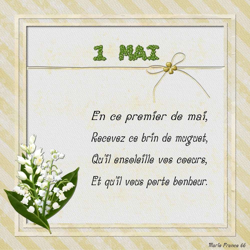BON PREMIER MAI