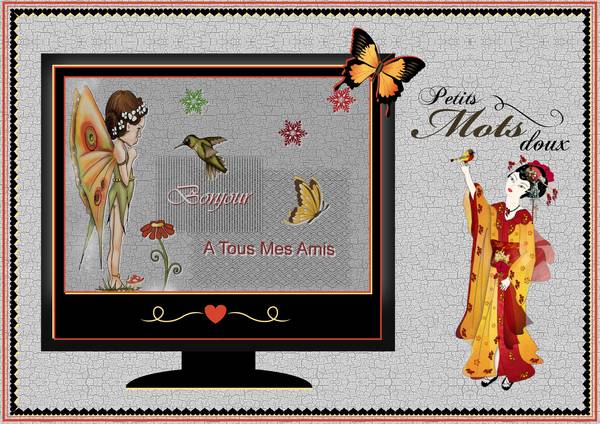 BONJOUR A TOUS MES AMIS