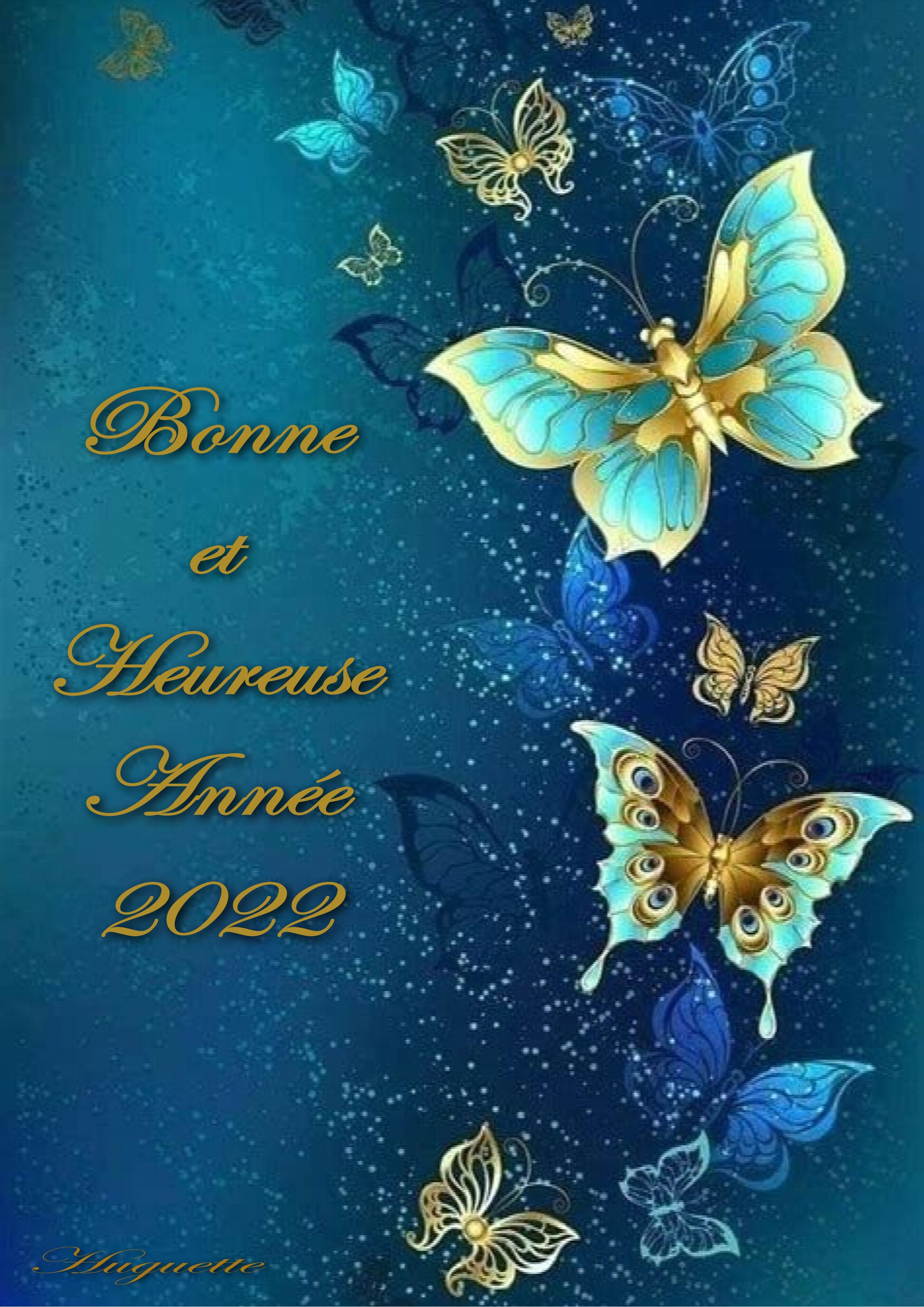 Bonne Année 2022 Huguette