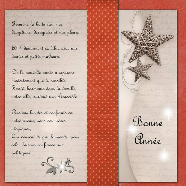 Bonne année à tous