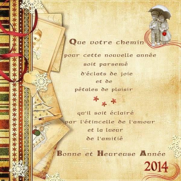 BONNE ET HEUREUSE ANNEE 2014