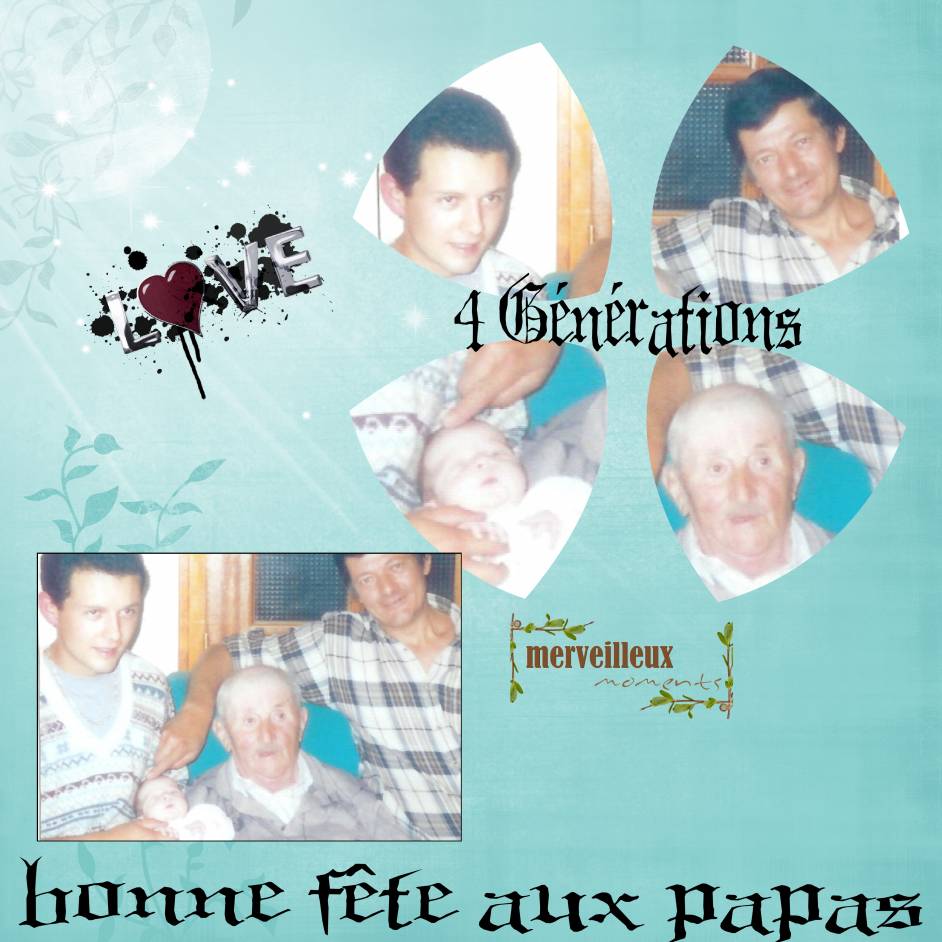 bonne fête aux papas!..............