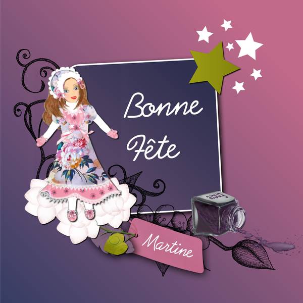 BONNE FETE A TOUTES LES MARTINE