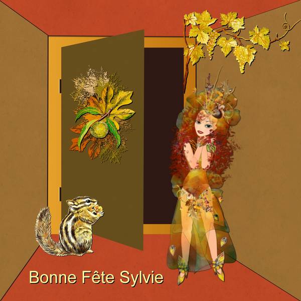 BONNE FETE A TOUTES LES SYLVIE