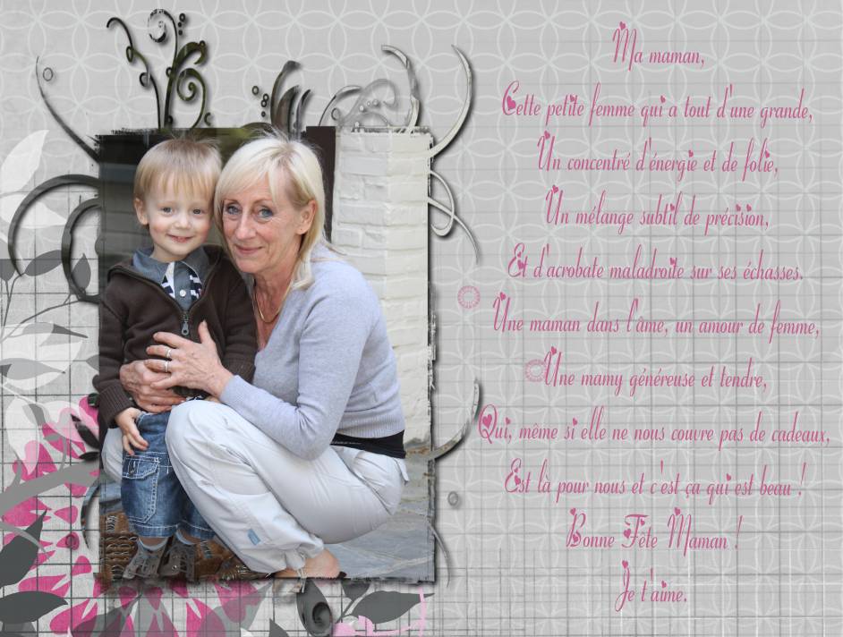 Bonne fête maman !