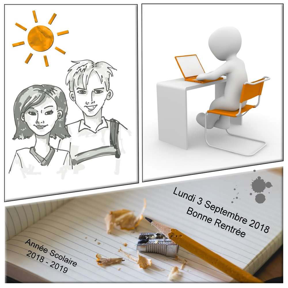 BONNE RENTREE - ANNEE SCOLAIRE 2018 - 2019