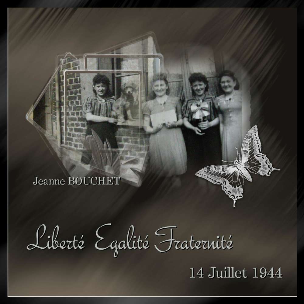 BOUCHET JEANNE (JULIA) LE 14 JUILLET 1944