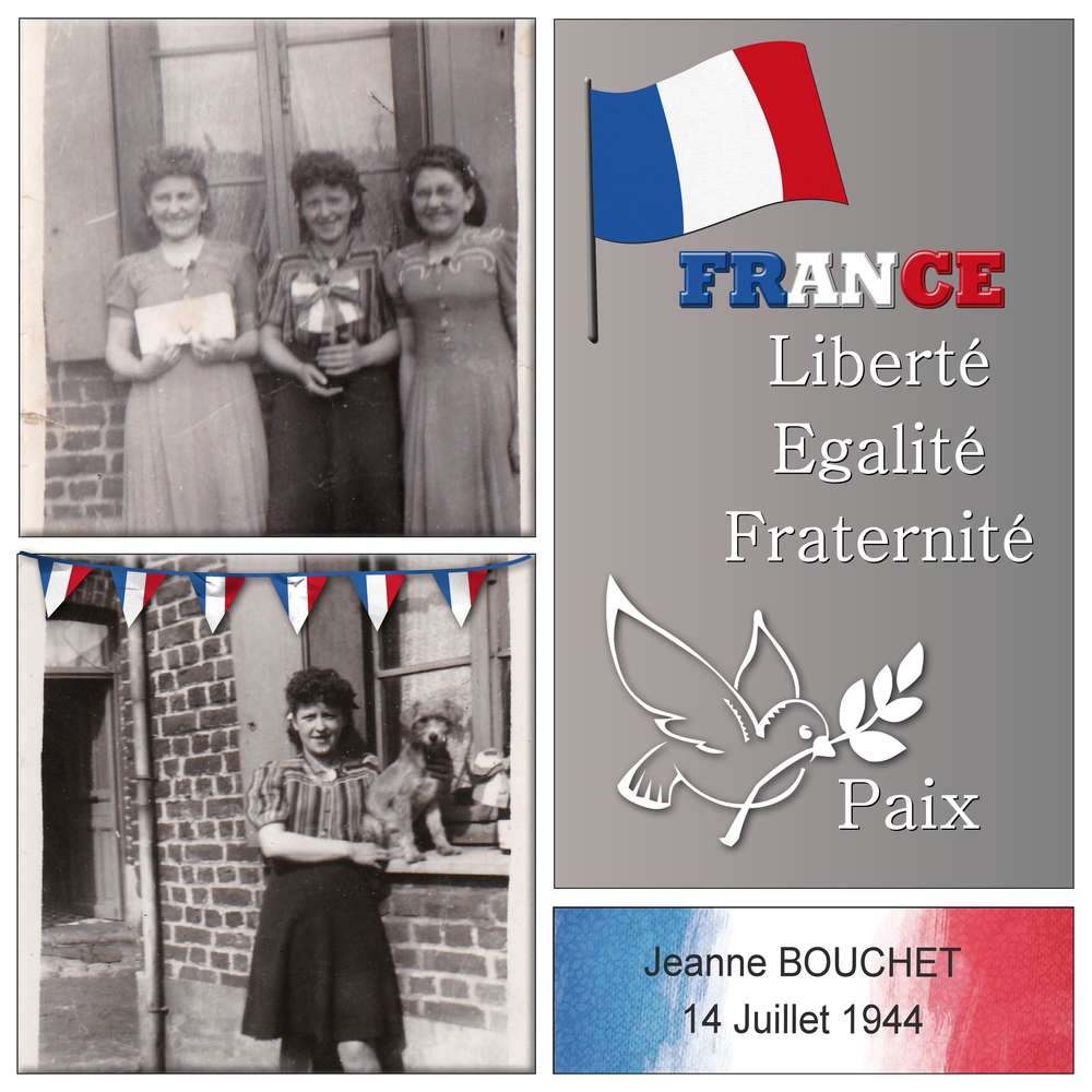 BOUCHET JEANNE (JULIA) LE 14 JUILLET 1944