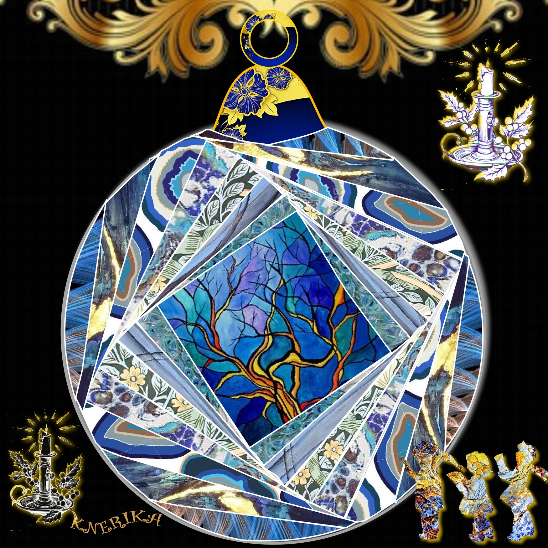 Boule de noël_Anne Marie