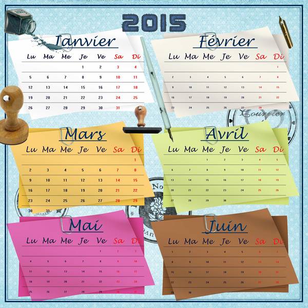 Calendrier 2015