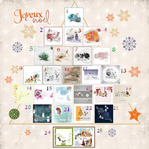 calendrier de l'avent