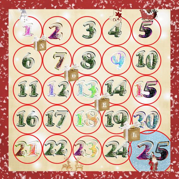 calendrier de l'Avent