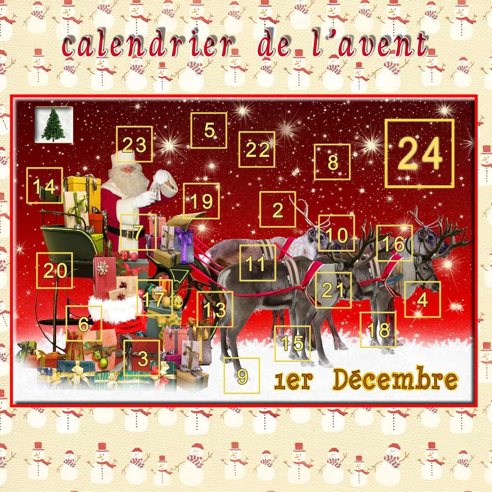 calendrier de l'avent