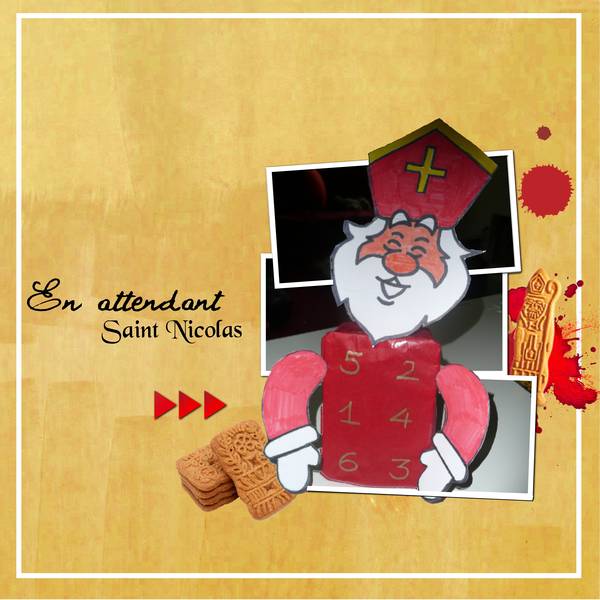 Calendrier en attendant Saint Nicolas