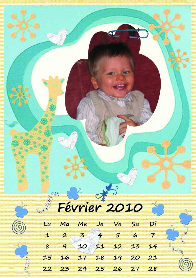 calendrier février 2010