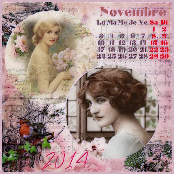 Calendrier Novembre 2014