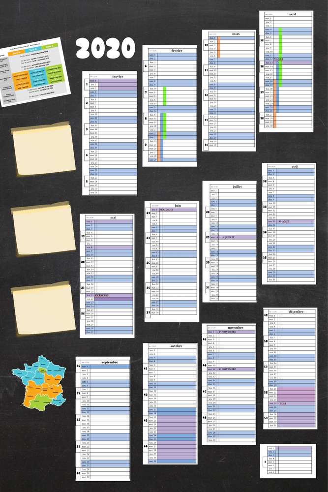 calendrier personnalisable