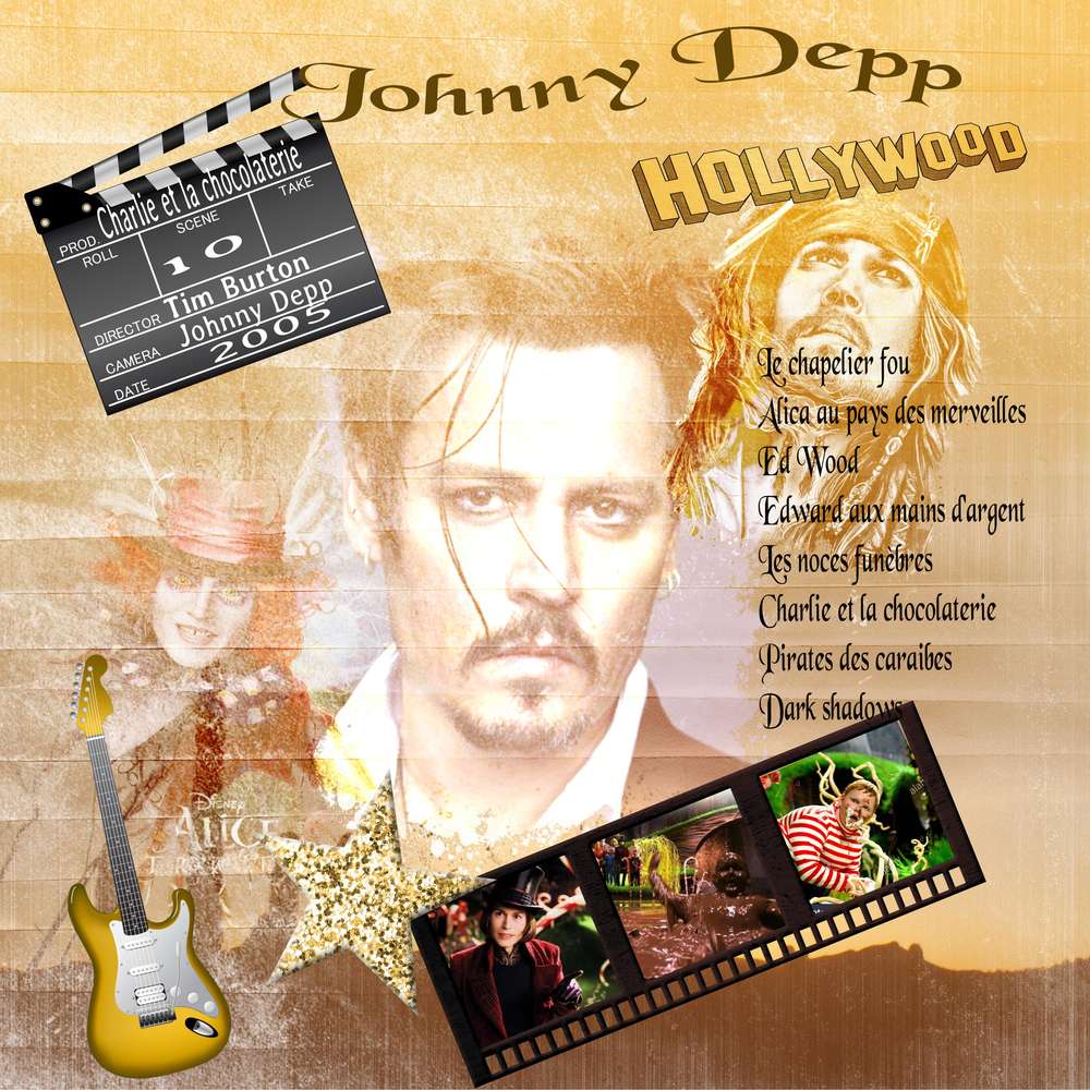 caricature johnny depp