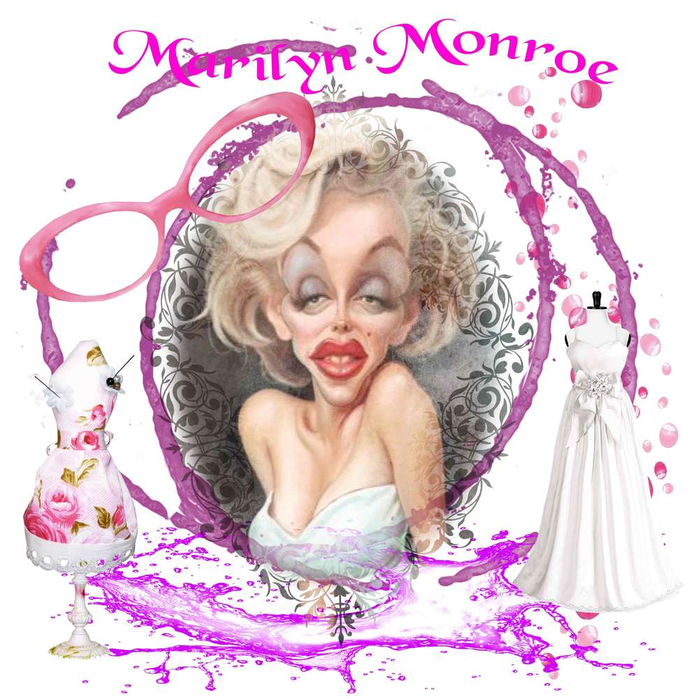 Caricature Marilyn monroe