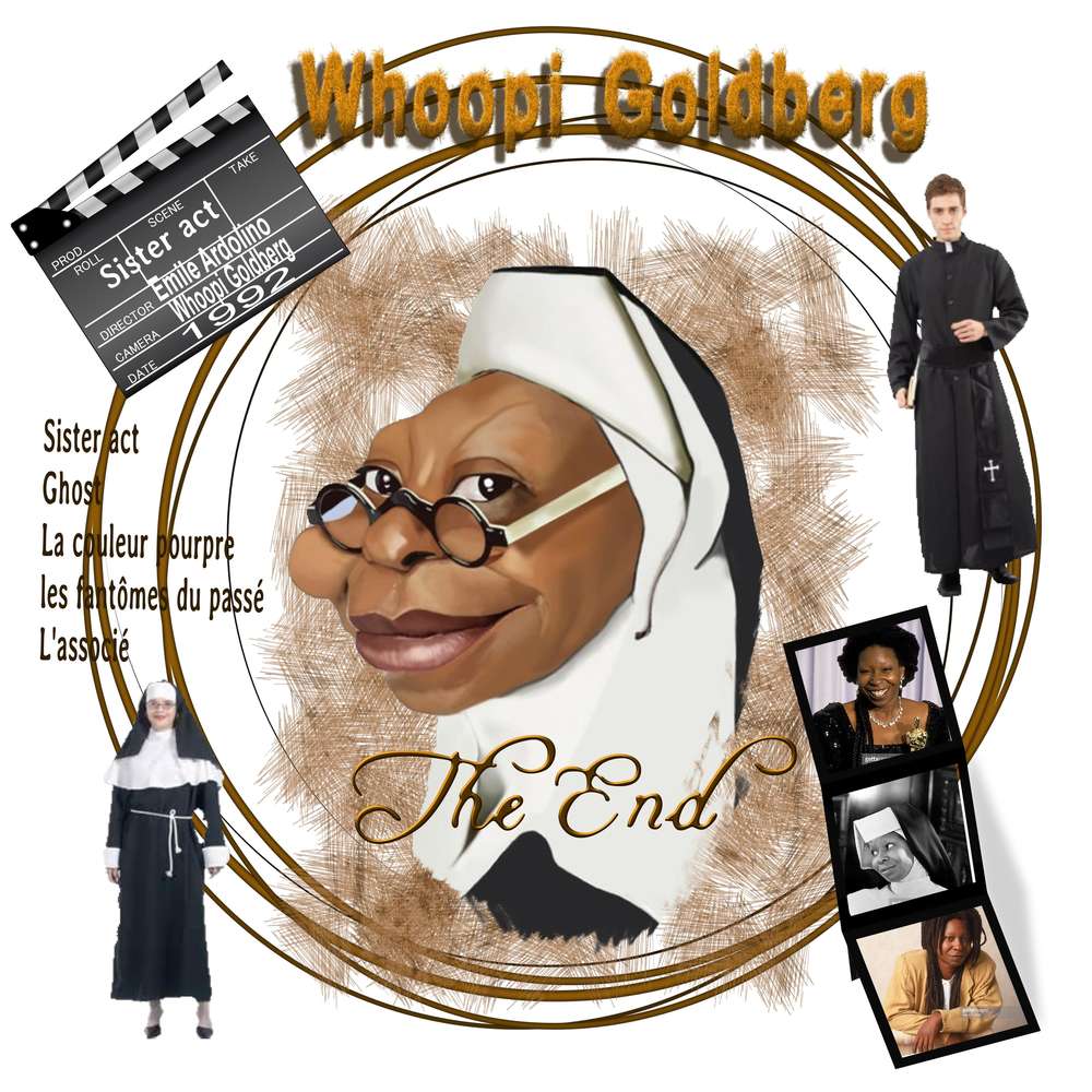caricature  whoopi Goldberg