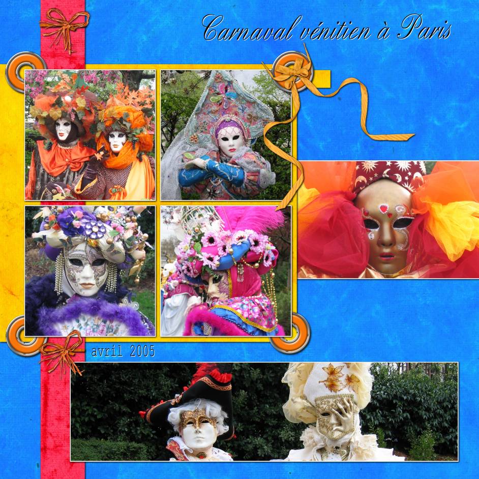 Carnaval vénitien à Paris - avril 2004
