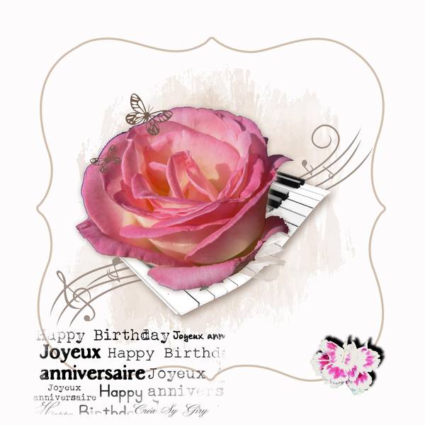 carte anniversaire pour une amie