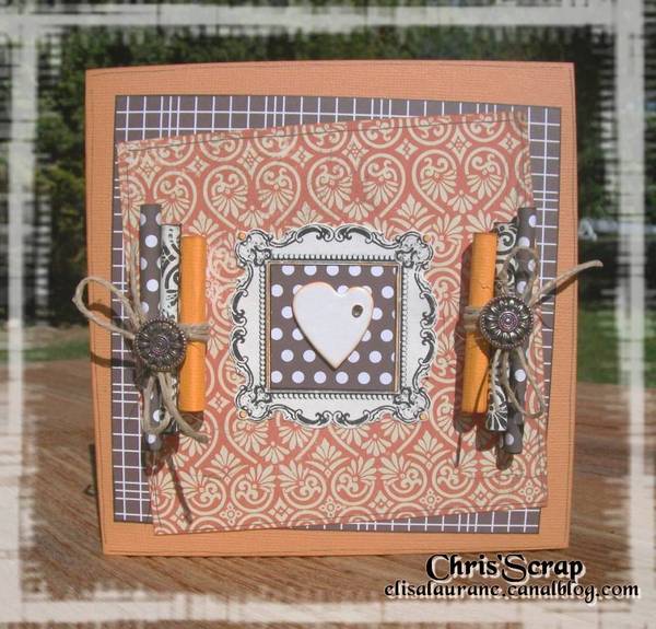 carte baroque à rouleaux