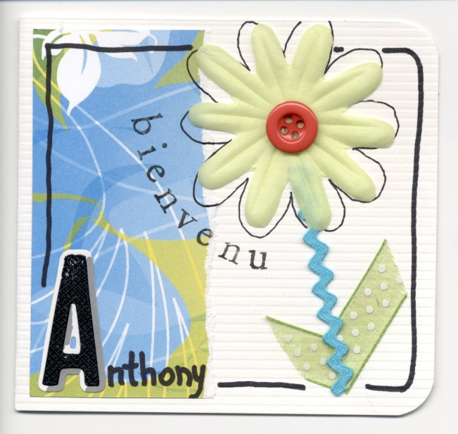 Carte bébé garçon