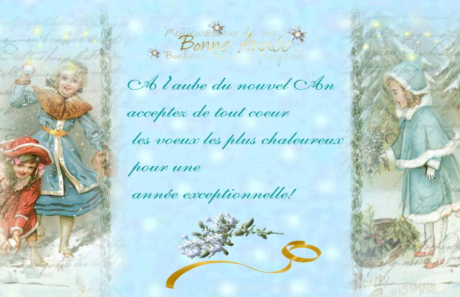 carte bonne année