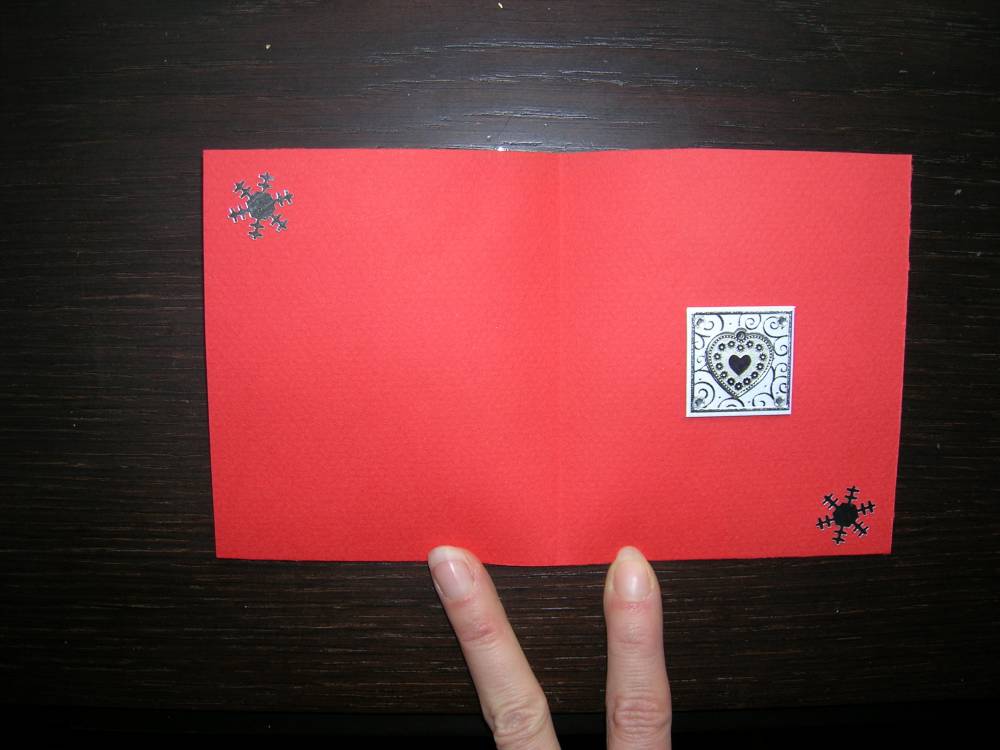carte boule de noel intérieur