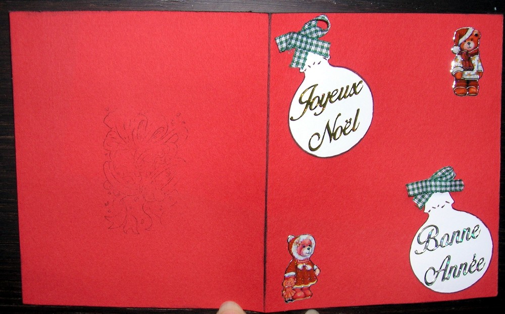 carte boule de noel Forum Le monde du Scrap