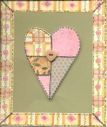 carte coeur rapiécé par Amélo