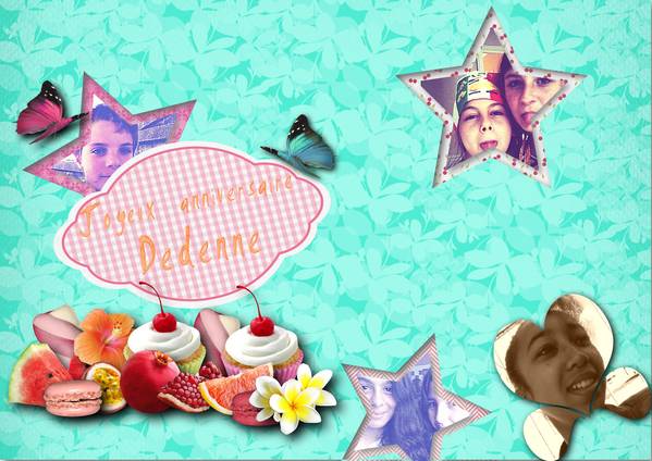 carte d'anniversaire Eden