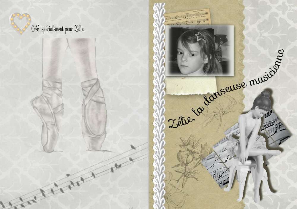 carte d'anniversaire Zélie