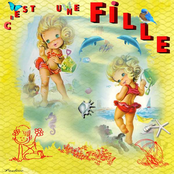 carte de naissance pour la fille de Mélodie