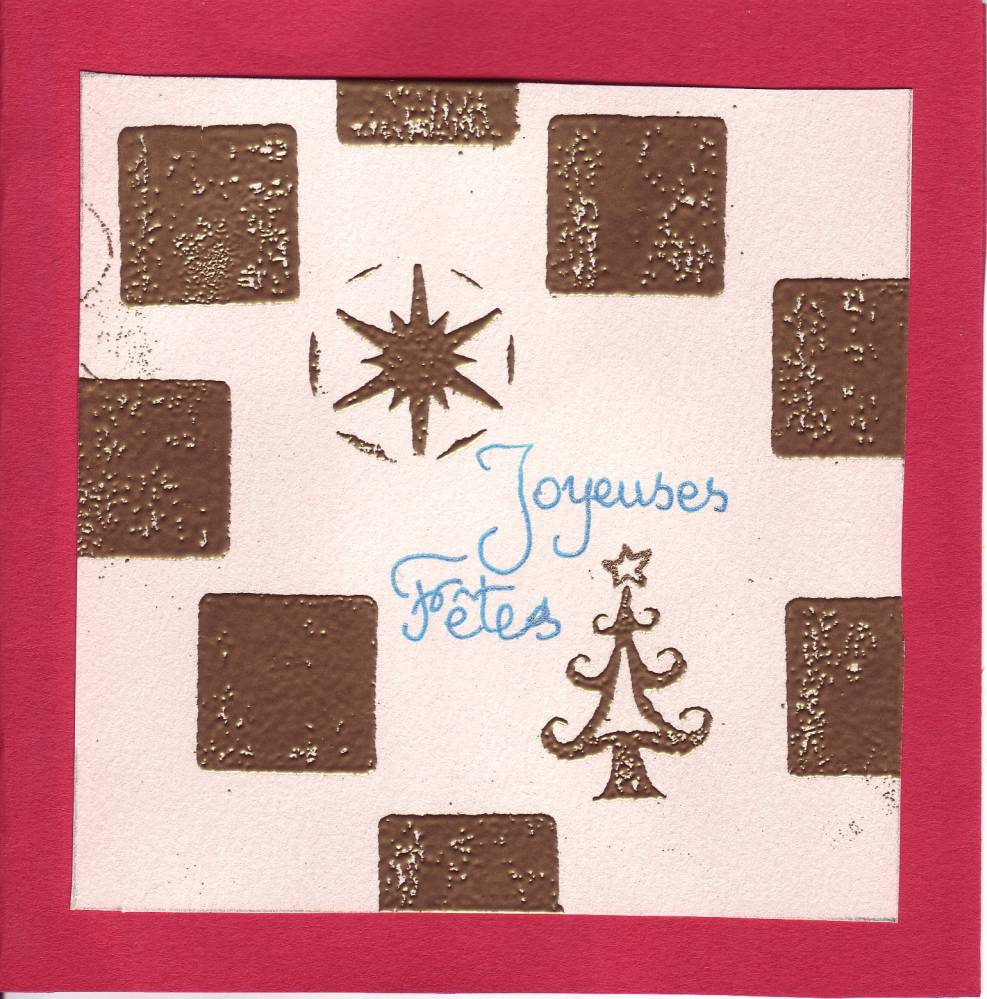carte de Noël encore