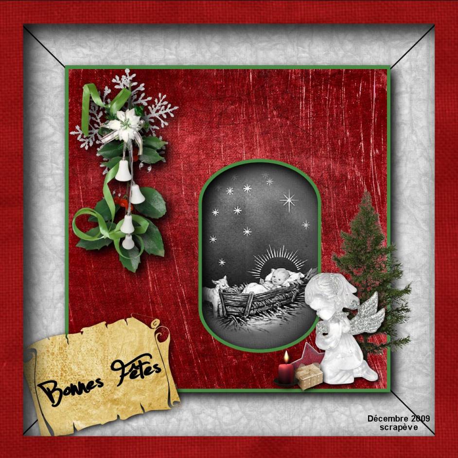 Carte de noël pour Colette