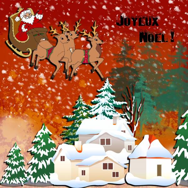 carte de Noël