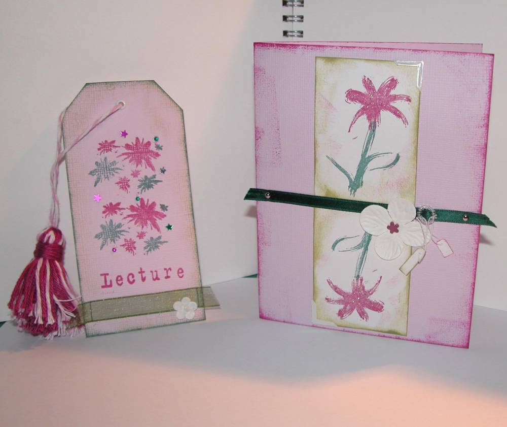 Carte et Marque page Eté