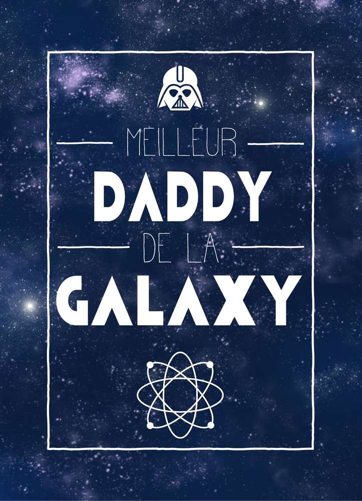 Carte fete des peres #starwars