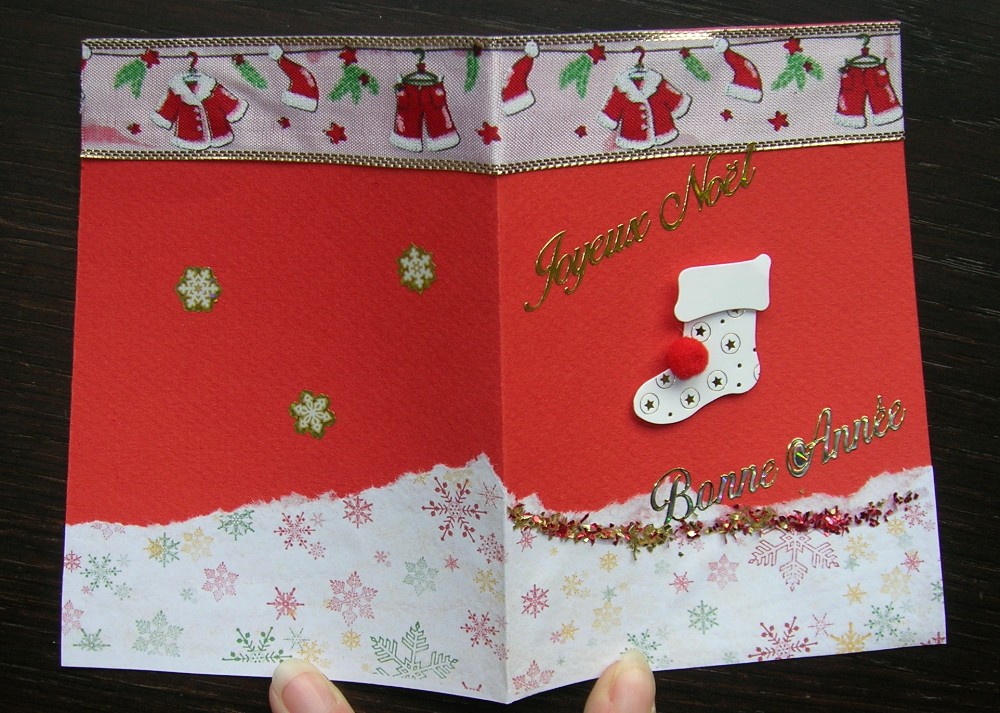 carte habits du Père Noel