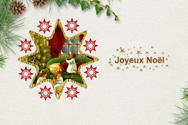 carte joyeux Noêl