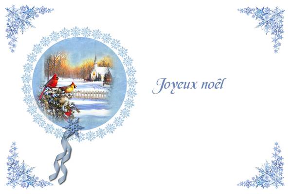 carte joyeux Noêl