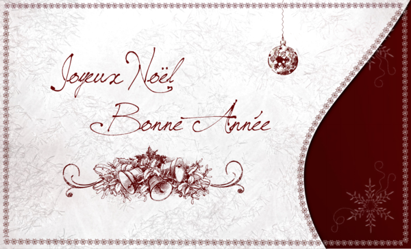 carte noël extérieur