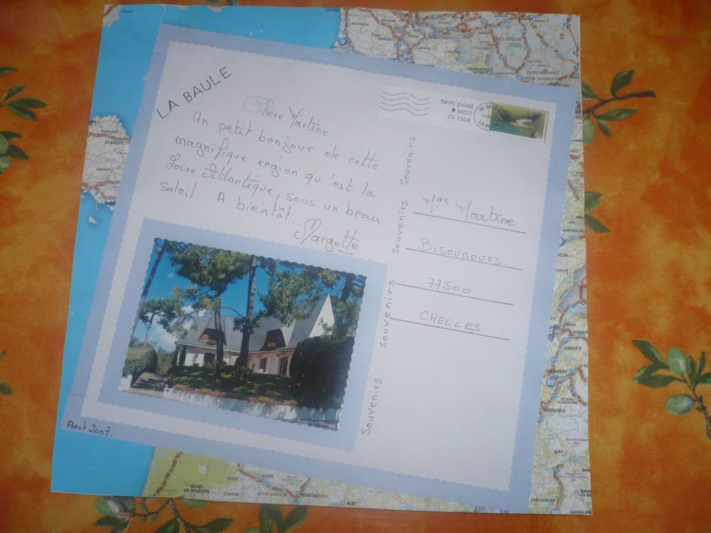 CARTE POSTALE