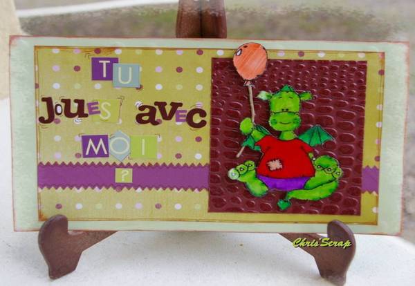 carte pour un garçon hospitalisé